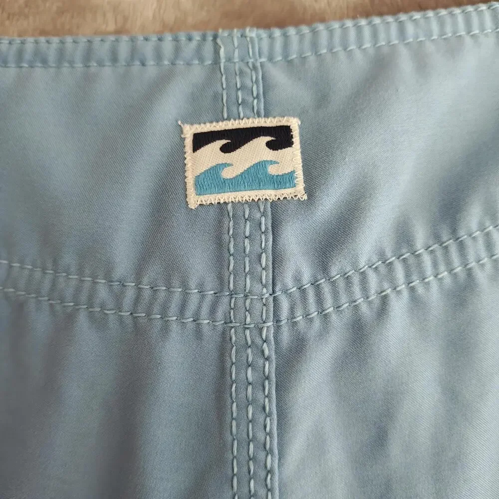 Billabong Board Shorts Mens 40 Blue Cargo Surf Swim Trunks Quick Dry Beach